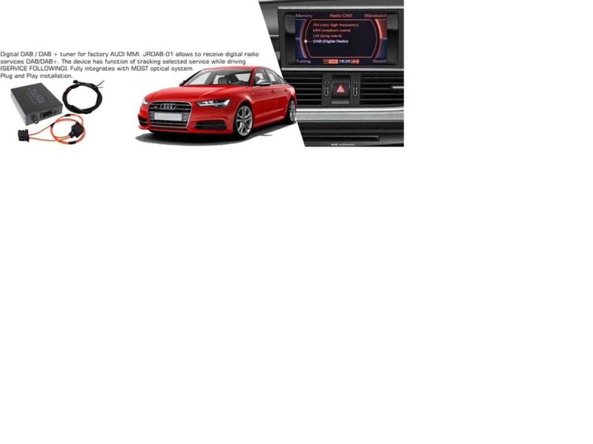 DAB+ Vollintegration Tuner zu Audi RMC