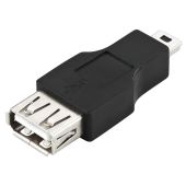 USB-Adapter, gerade, A auf Mini B