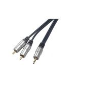 Mini-Klinkenstecker Stereo Kabel 3.5mm > RCA M Stereo (High-End)